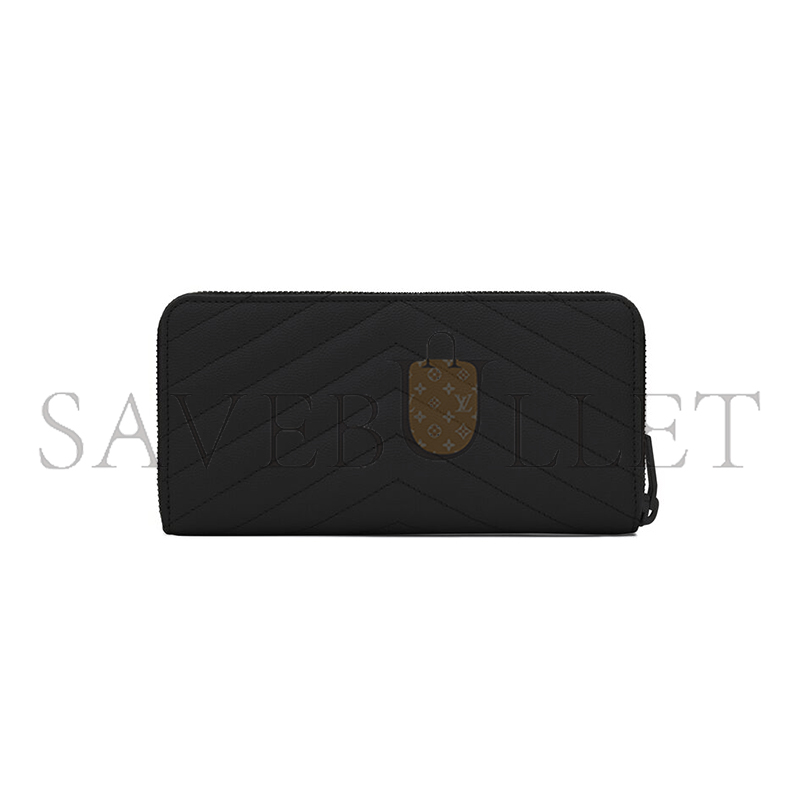 Y*L cassandre matelassÉ zip around wallet in grain de poudre leather 358094bow081000 (19*9.5*2.5cm)